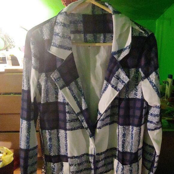 unknown Jackets & Blazers - Checkered Blue jacket 
